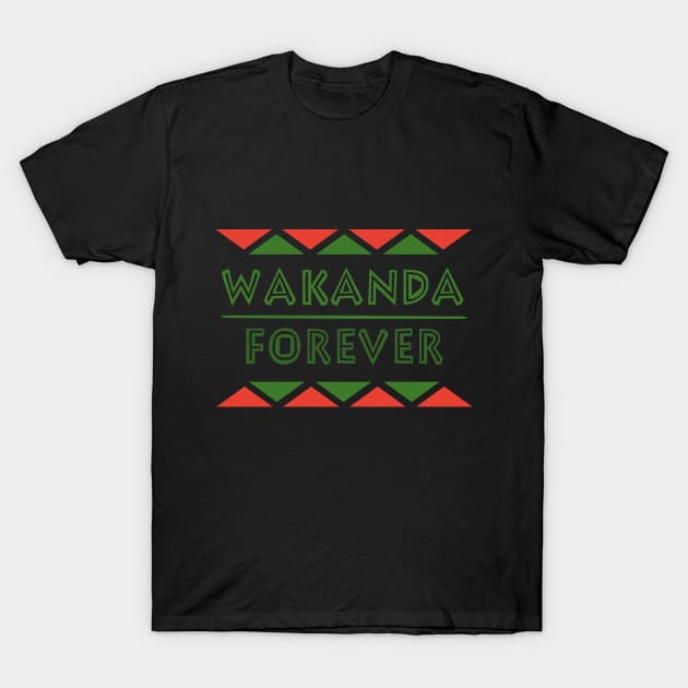 Wakanda Forever T-Shirt by mangobanana